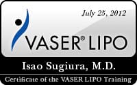 VASER LIOP 認定証明
